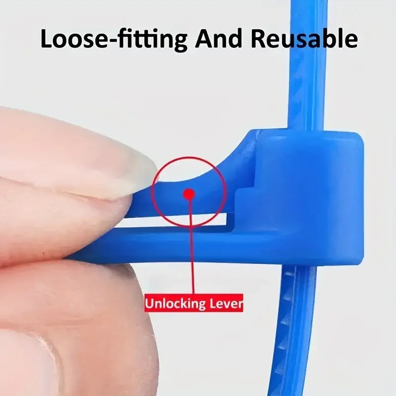 100Pcs Reusable Nylon Cable Ties 3.6x150mm, Lock Loop, Removable, Mixed Colors(Black&White) for Home Office Organization