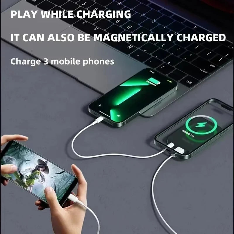 200000mAH Power Bank Magnetic Wireless 22.5W Ultra Capacity Super Fast Charging Magnetic Power Bank For Iphone16 Samsung Xiaomi