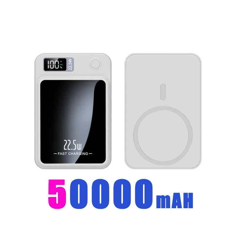 200000mAH Power Bank Magnetic Wireless 22.5W Ultra Capacity Super Fast Charging Magnetic Power Bank For Iphone16 Samsung Xiaomi