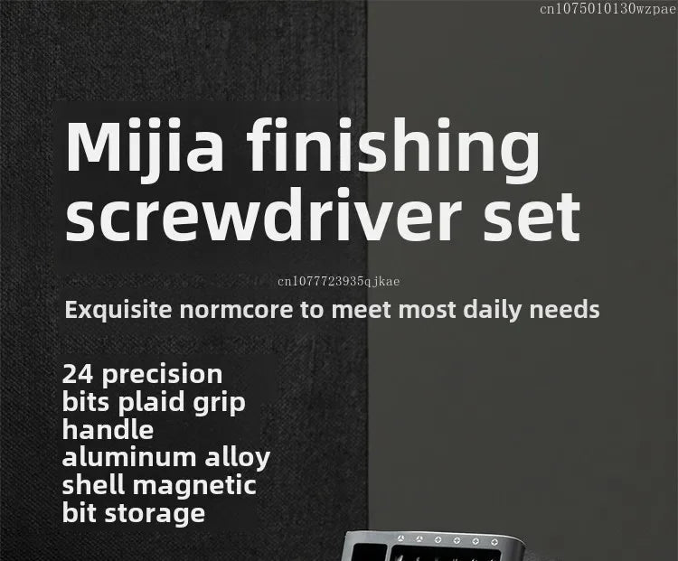 XIAOMI MIJIA Finishing Screwdriver Set Household Multifunctional Maintenance Disassembling Tool Cross-club Magnetic Absorption