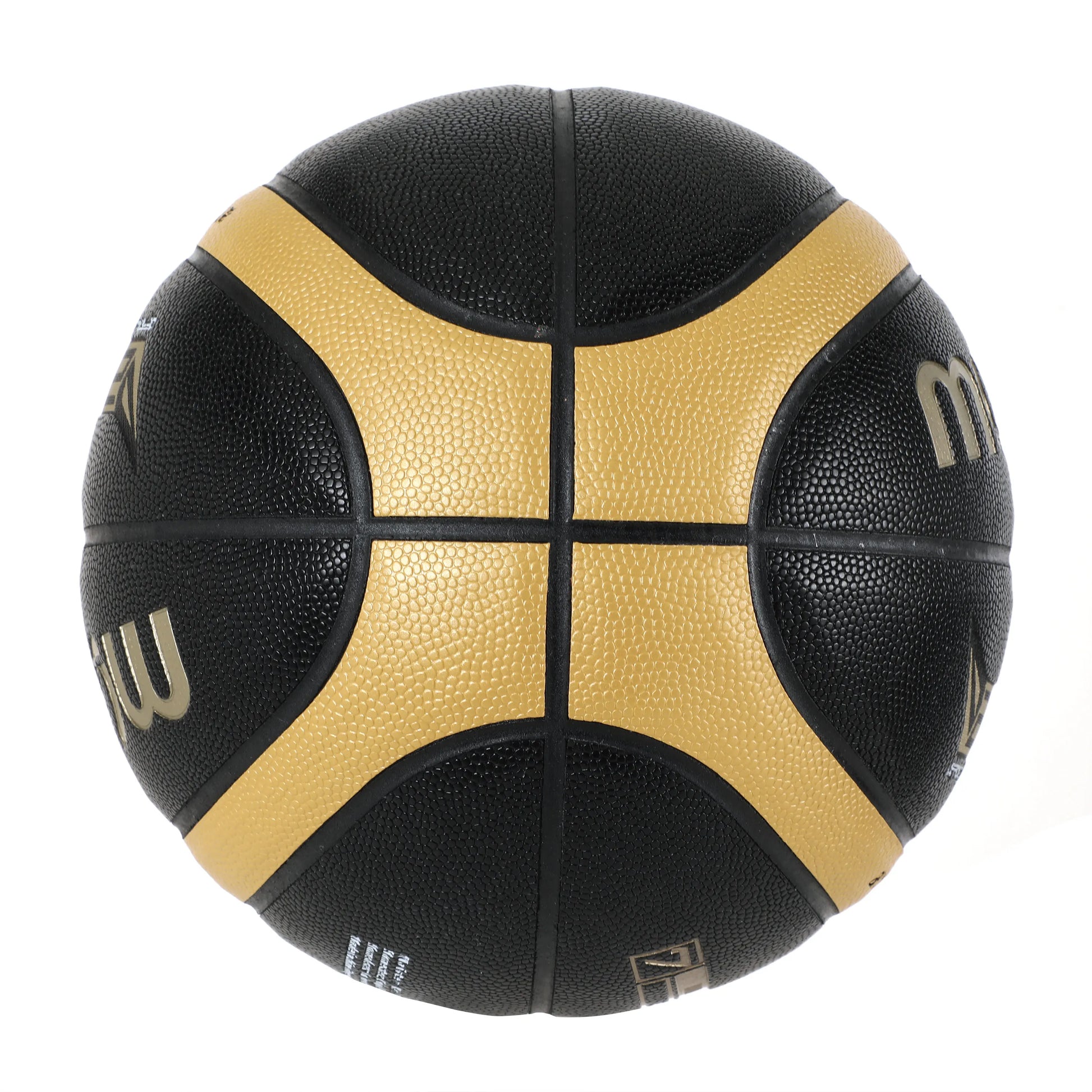 Molten Size 5 6 7 Basketball EZ-K Black Gold PU Outdoor Indoor Balls Women Youth Man Match Training Basketalls