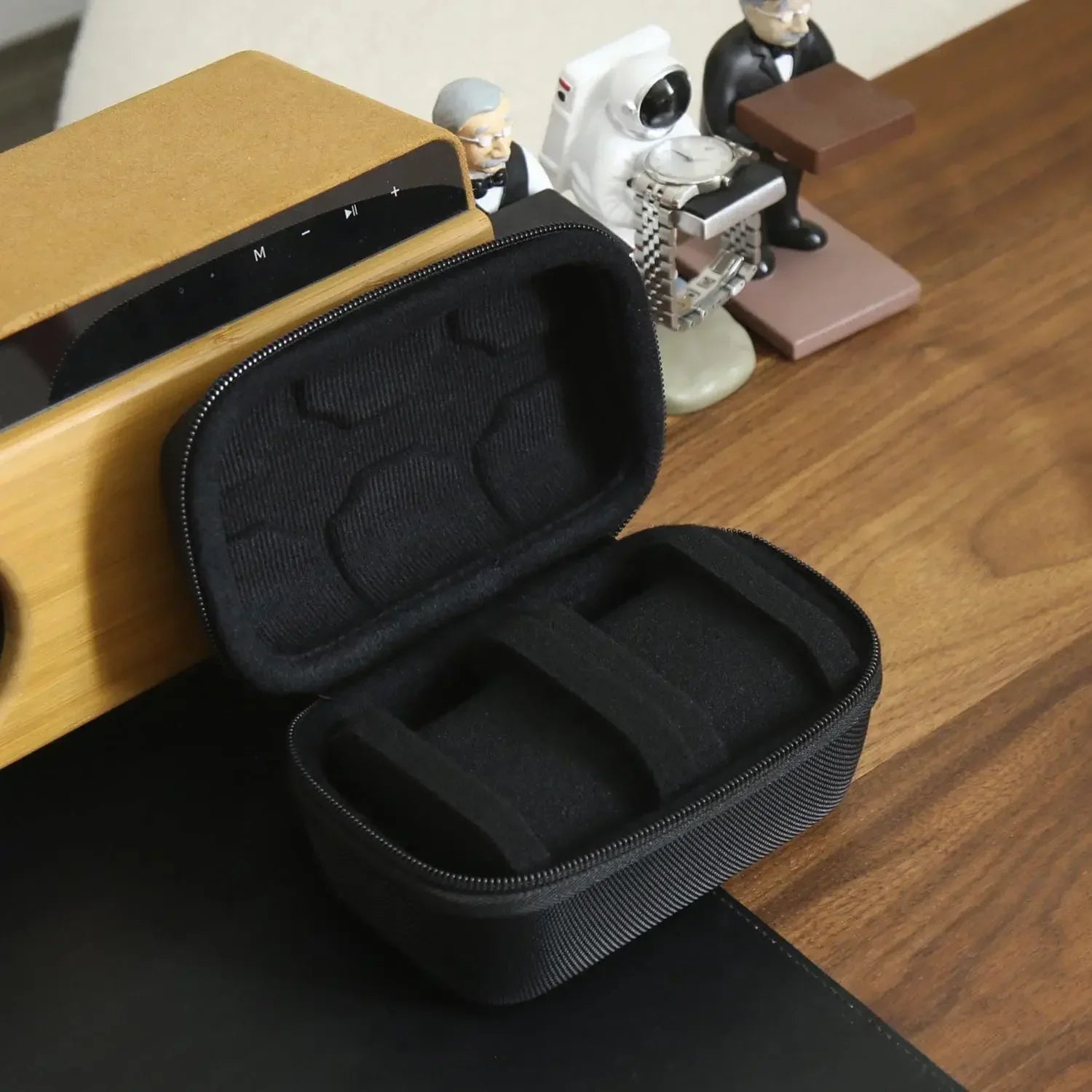 Watch Box Organizer For Men or Women,Watch Travel Case Portable Storage Watch Display Holder for Wristwatches and Smart Watches