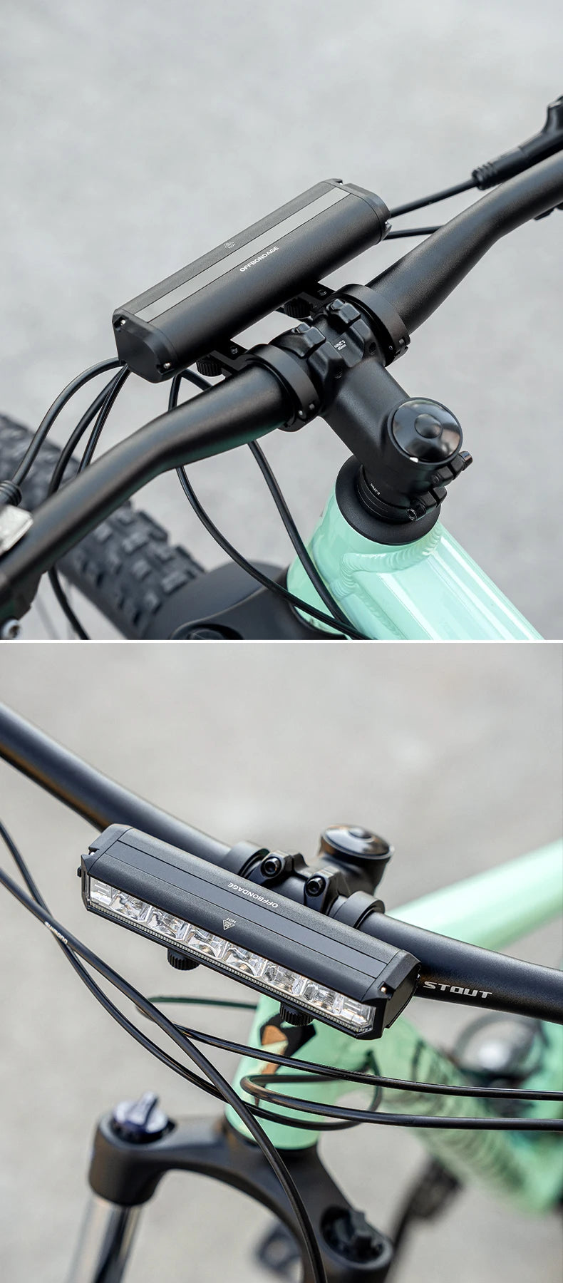 OFFBONDAGE Bicycle Light Front 2600Lumen Bike Light 8000mAh Waterproof Flashlight USB Charging MTB Road Cycling Lamp Accessories