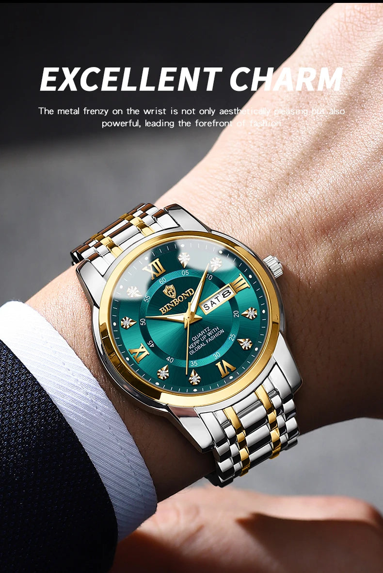 2024 Top Brand Luxury Fashion Diver Watch Men 30ATM Waterproof Date Clock Sport Watches Mens Quartz Wristwatch Relogio Masculino