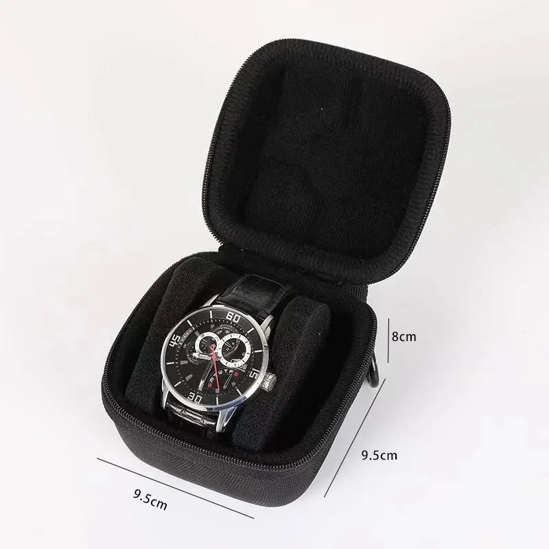 Watch Box Organizer For Men or Women,Watch Travel Case Portable Storage Watch Display Holder for Wristwatches and Smart Watches
