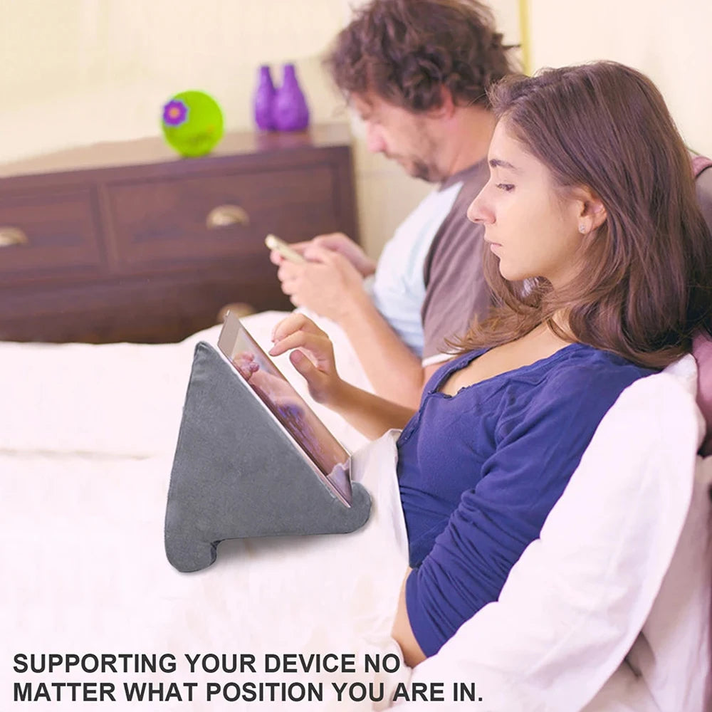 Sponge Pillow Tablet Holder for IPad Samsung Huawei Xiaomi Tablet Holder Mobile Phone Support Pillow Multi-angle Reading Stand