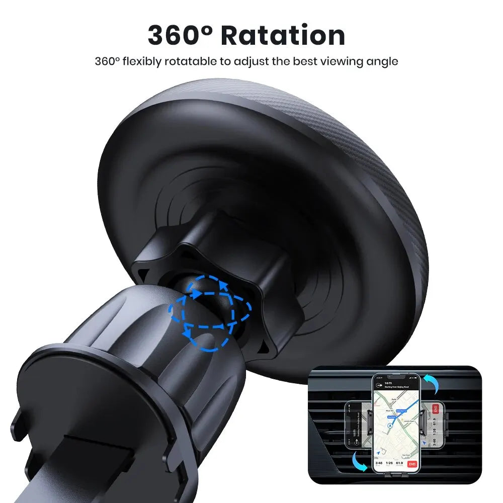 TOPK MagSafe Car Phone Holder,Magnetic Car Phone Mount,Air Vent Cell Phone Holder Car for iPhone 15 14 13 Pro Plus Mag Safe Case