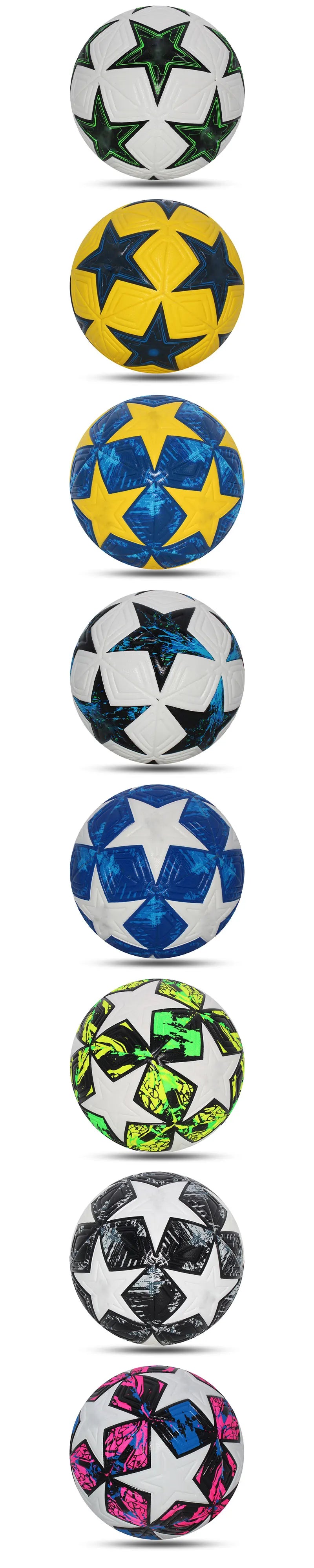 Standard Size 5 Size 4 Soccer Ball Professional Outdoors Sports Match Balls Training Seamless Football High Quality PU Material