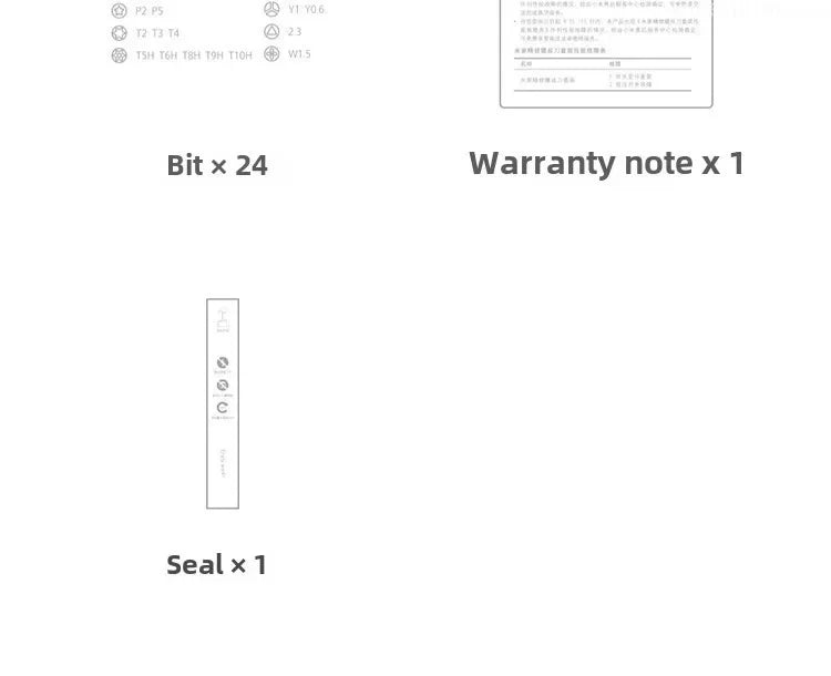 XIAOMI MIJIA Finishing Screwdriver Set Household Multifunctional Maintenance Disassembling Tool Cross-club Magnetic Absorption