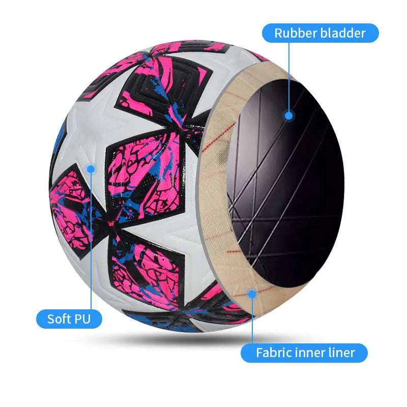 Standard Size 5 Size 4 Soccer Ball Professional Outdoors Sports Match Balls Training Seamless Football High Quality PU Material