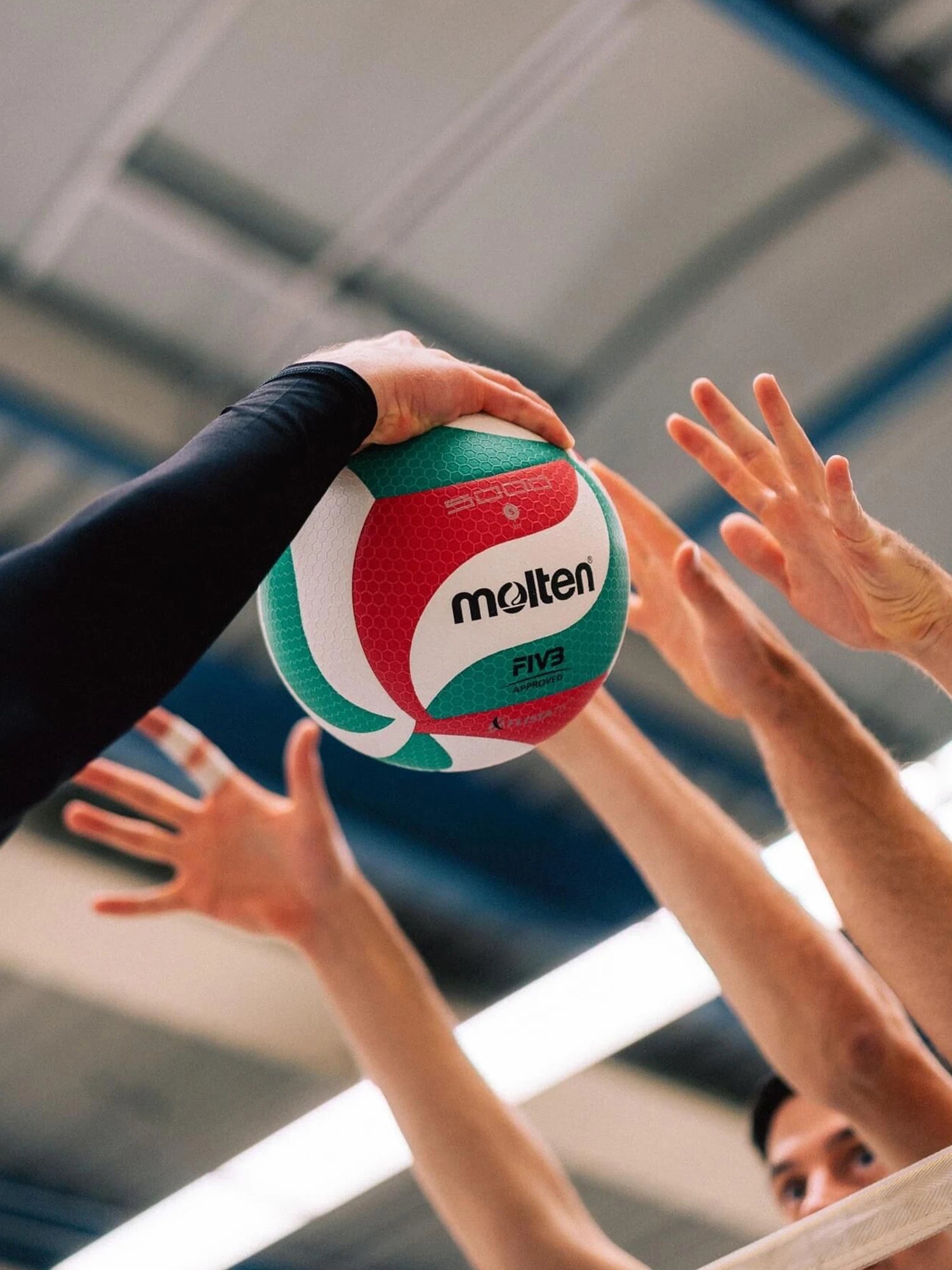 Original FLISTATEC Volleyball Size 5 Volleyball PU Ball for Students Adult and Teenager Competition Training Outdoor Indoor