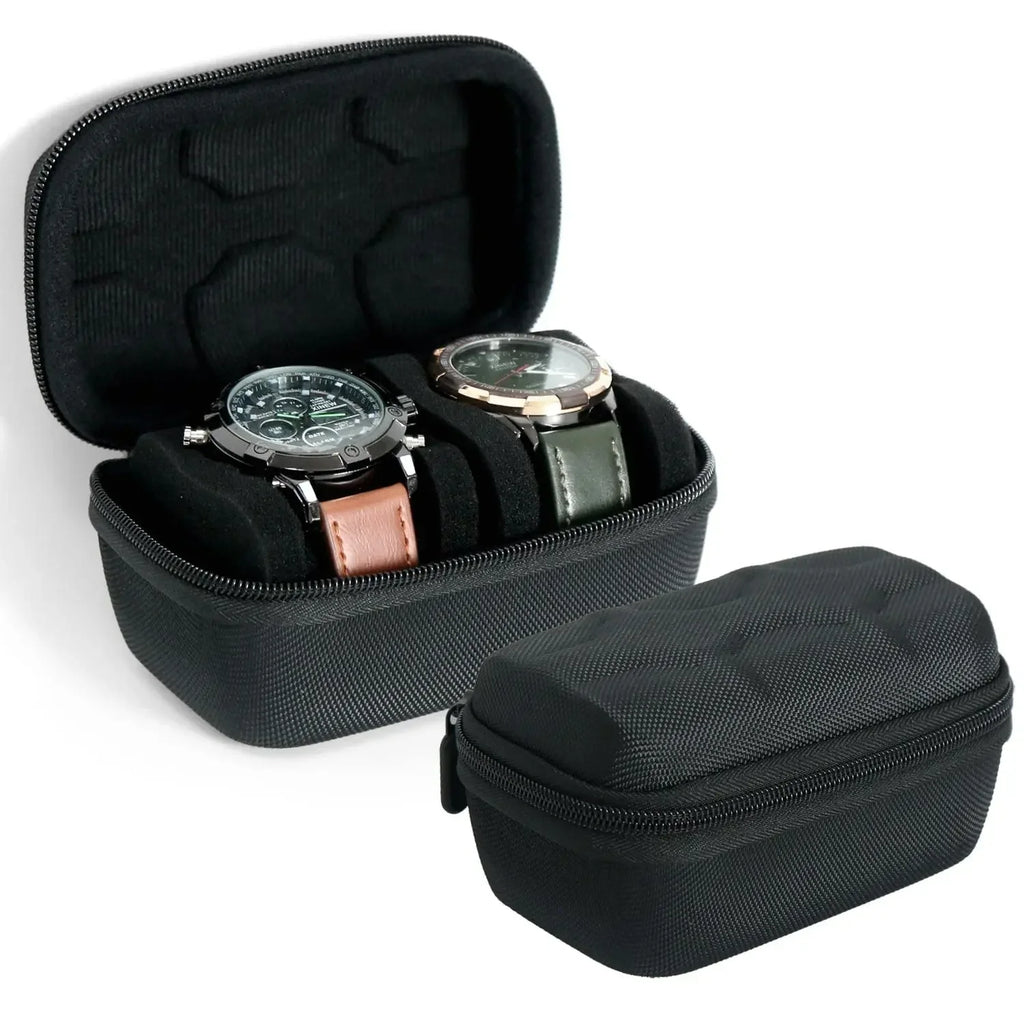 Watch Box Organizer For Men or Women，Watch Travel Case Portable Storage Watch Display Holder for Wristwatches and Smart Watches