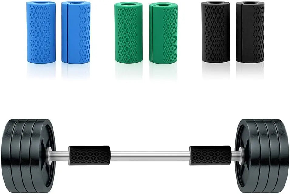 Grip Fat Bar Dumbbell Fat Barbell Grip Thick Bar Grips for Weightlifting Fitness Bar Handle Silicone Non-Slip Protective Pad