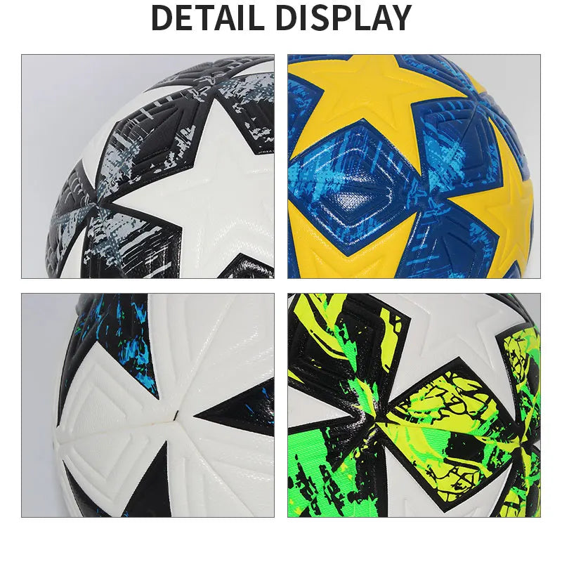 Standard Size 5 Size 4 Soccer Ball Professional Outdoors Sports Match Balls Training Seamless Football High Quality PU Material
