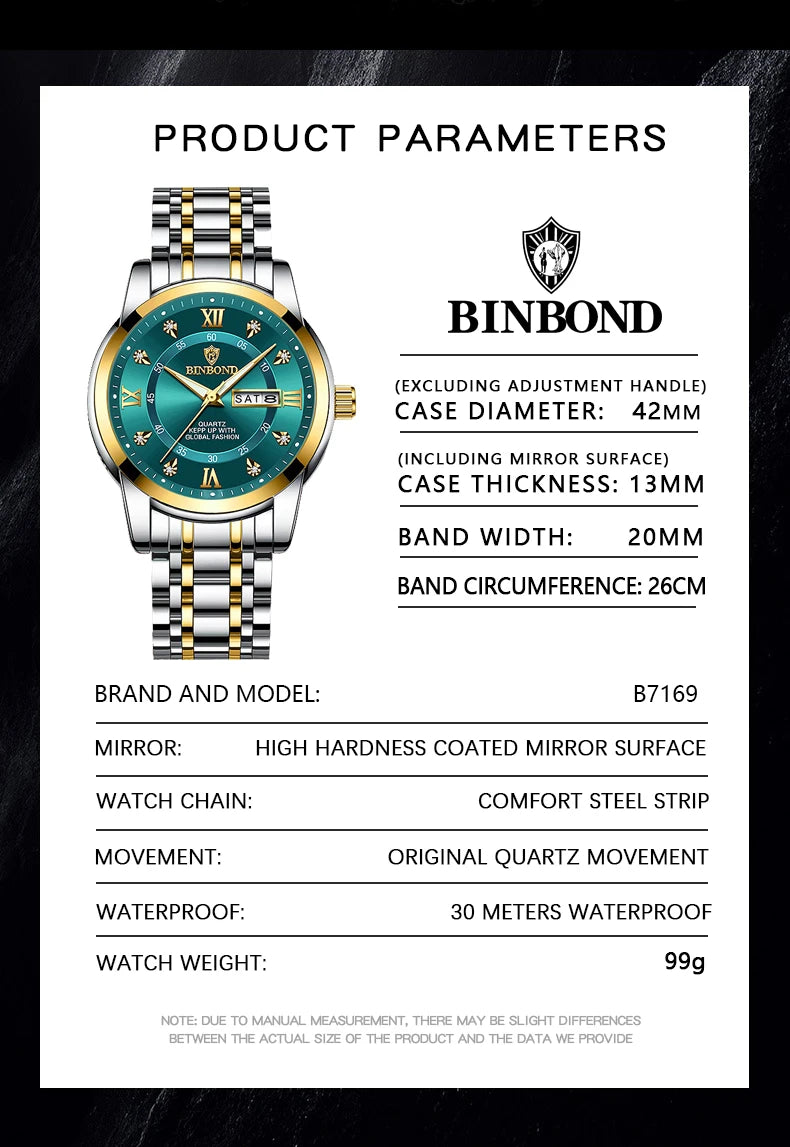 2024 Top Brand Luxury Fashion Diver Watch Men 30ATM Waterproof Date Clock Sport Watches Mens Quartz Wristwatch Relogio Masculino