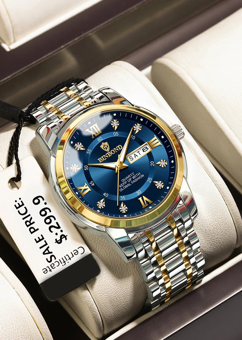 2024 Top Brand Luxury Fashion Diver Watch Men 30ATM Waterproof Date Clock Sport Watches Mens Quartz Wristwatch Relogio Masculino