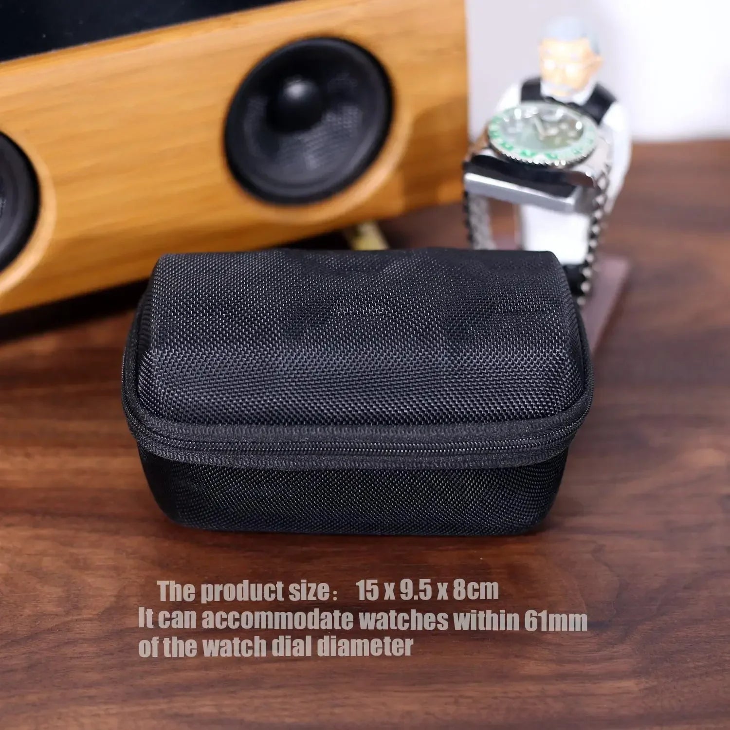 Watch Box Organizer For Men or Women，Watch Travel Case Portable Storage Watch Display Holder for Wristwatches and Smart Watches