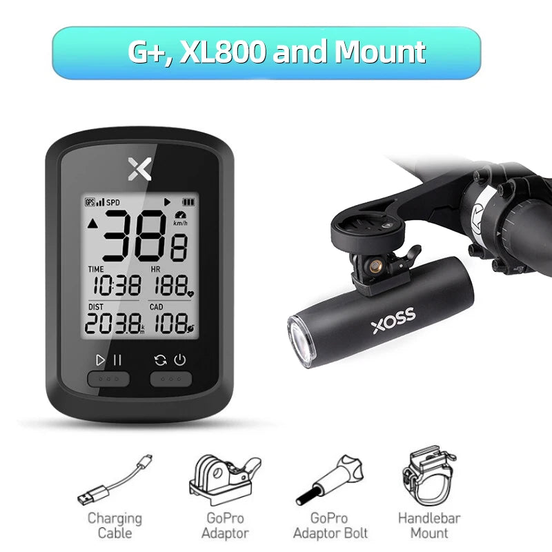 XOSS G/G Plus GPS Bike Computer Wireless Waterproof Cycling Speedometer ANT+ Bicycle Computer Road Bike MTB Bike Accessories