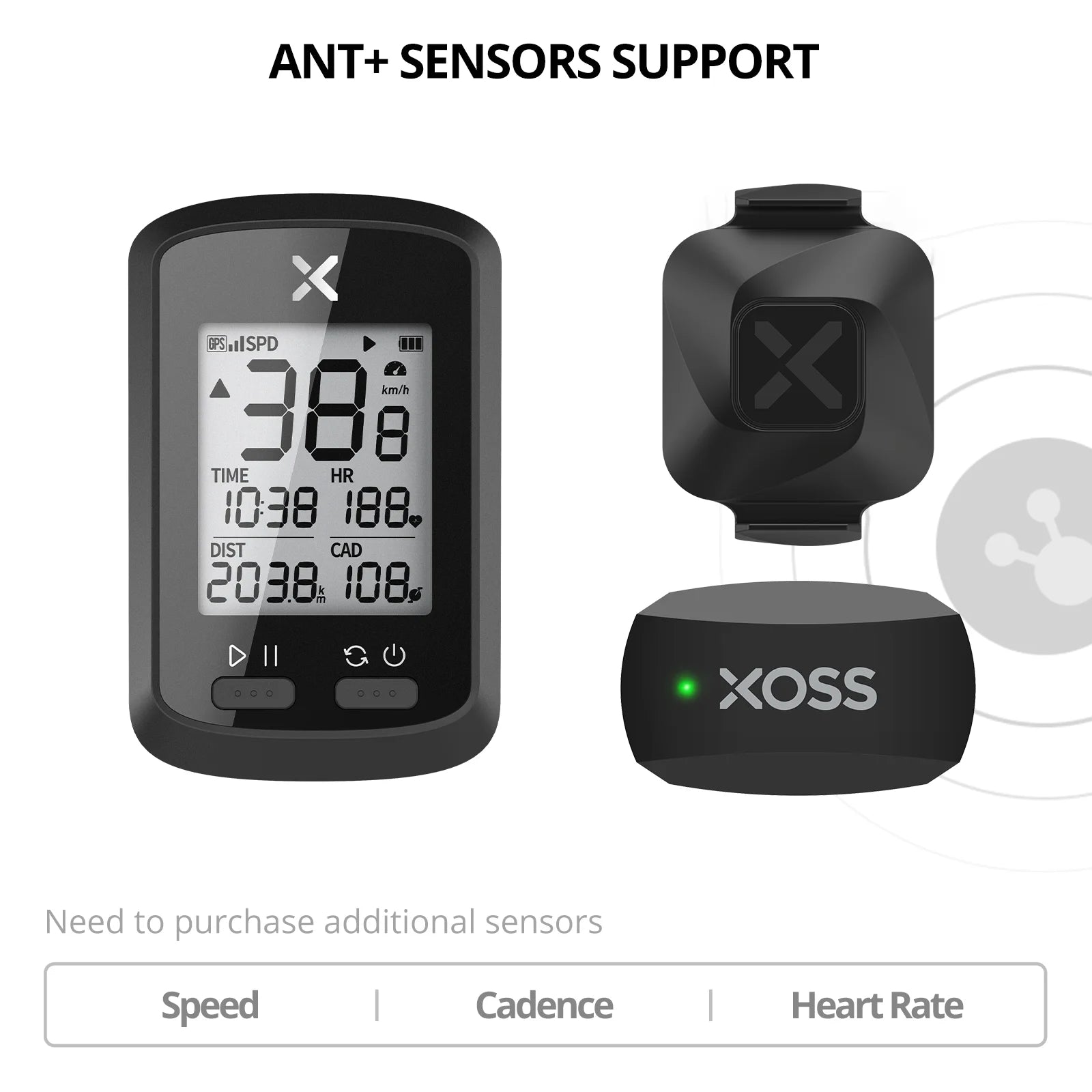 XOSS G/G Plus GPS Bike Computer Wireless Waterproof Cycling Speedometer ANT+ Bicycle Computer Road Bike MTB Bike Accessories